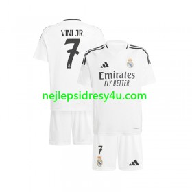 Fotbalový Dres Real Madrid Vinicius Junior 7 Dětské Domácí 2024/25